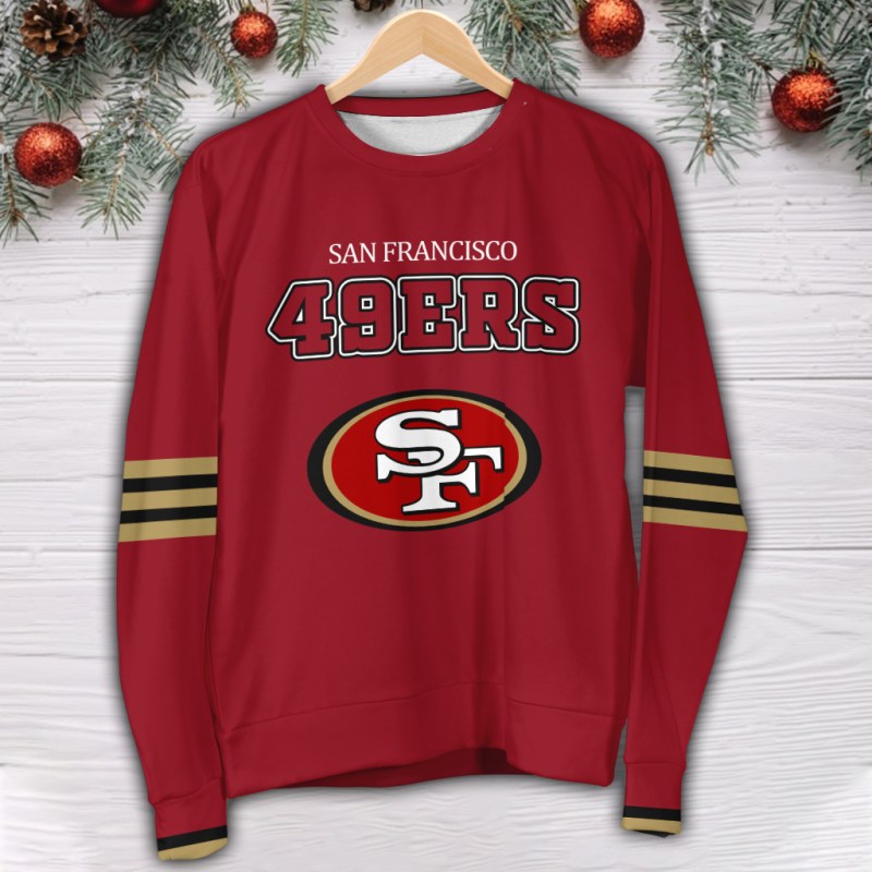 San Francisco 49ers 3D Printed Sweater