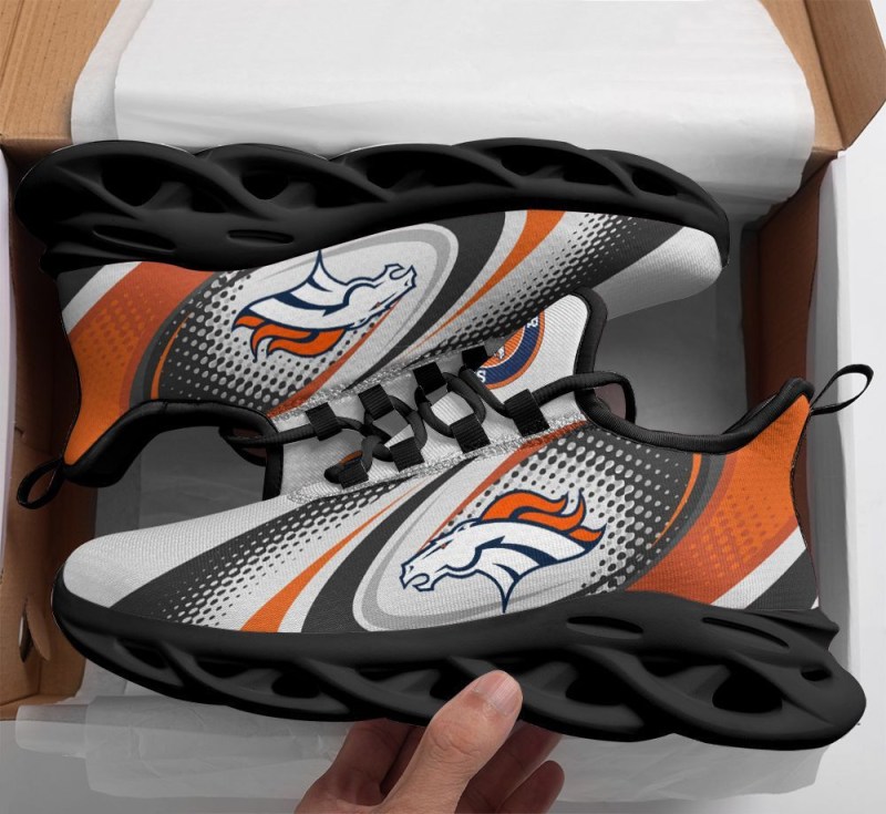 Denver Broncos Yezy Running Sneakers Back