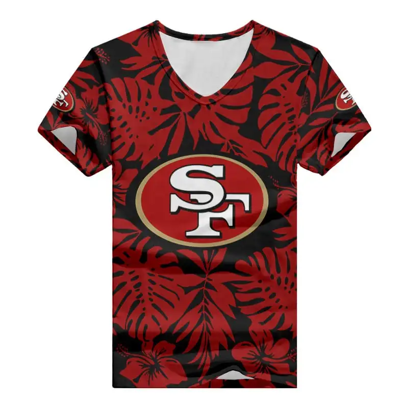 San Francisco 49ers V-Neck Women T-Shirt - Style View