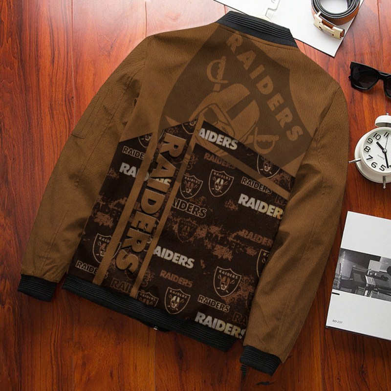 Las Vegas Raiders Bomber Jacket Design