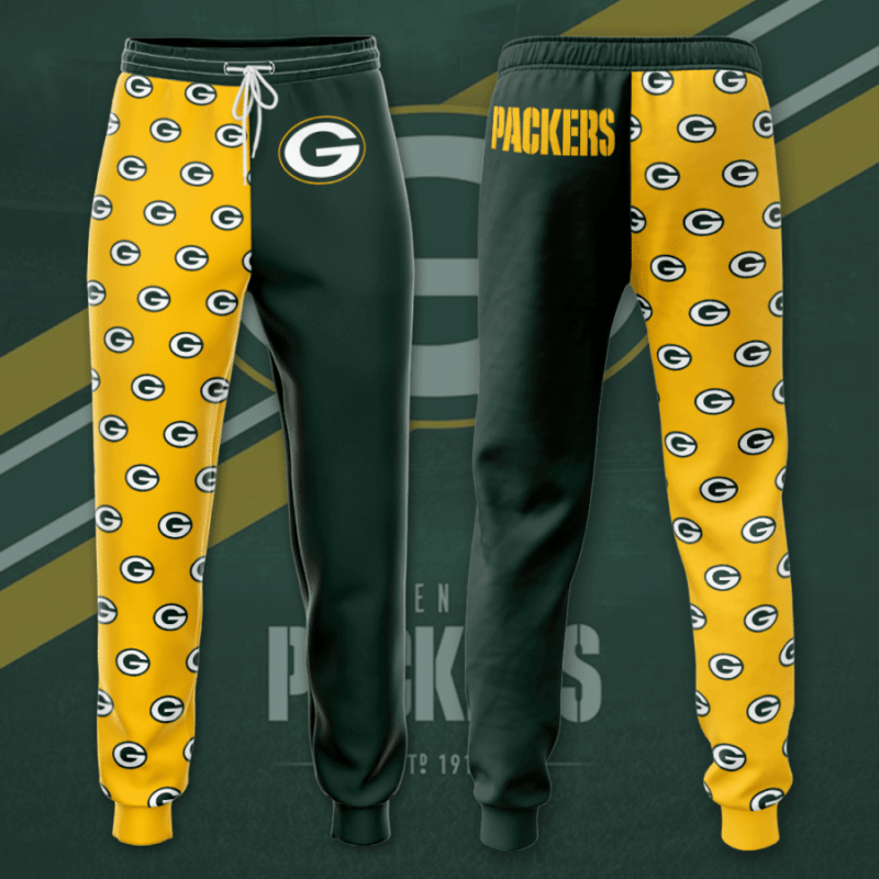 Green Bay Packers 3D Printed Pocket Sweatpant
