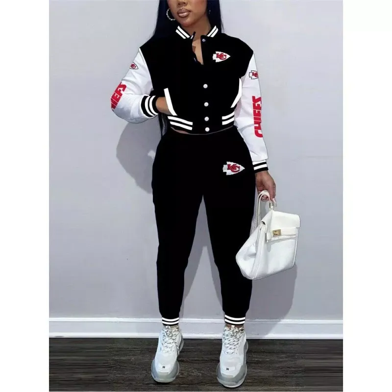 Kansas City Chiefs Women's Varsity Jacket Tracksuit
