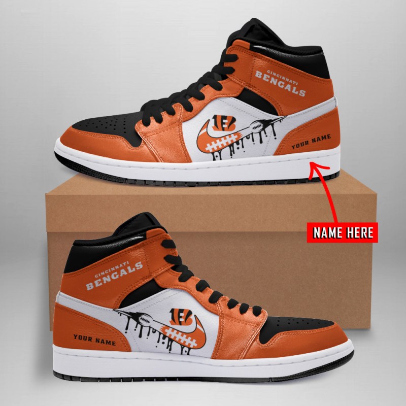 Cincinnati Bengals Personalized JShoes