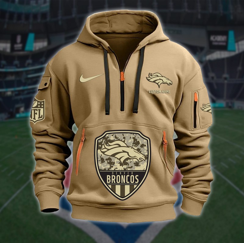 Denver Broncos Hoodie Back View