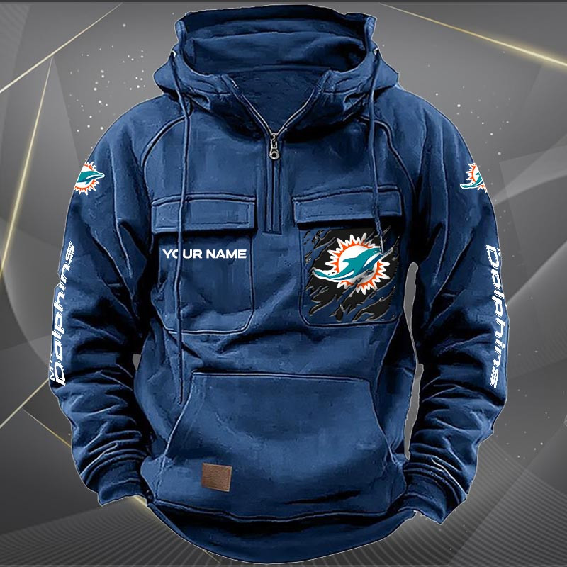 Miami Dolphins Hoodie with Pockets