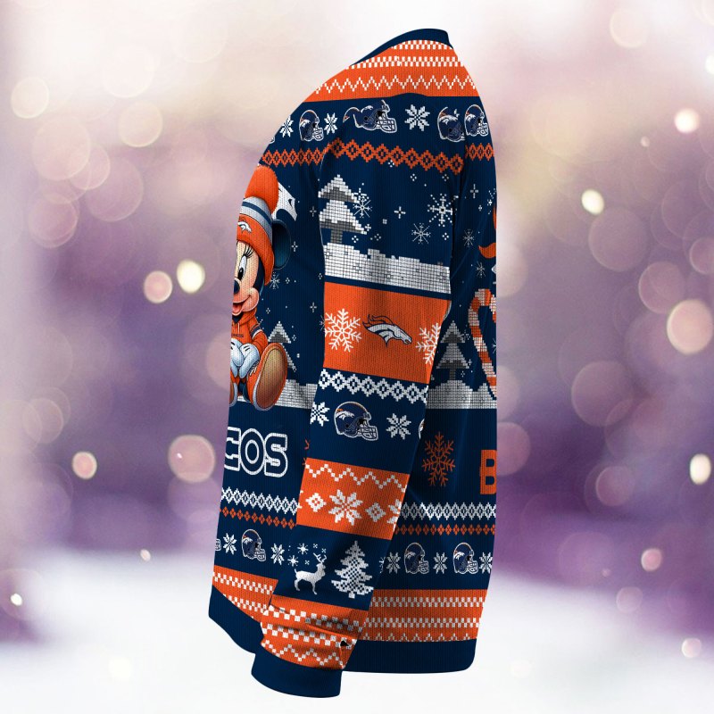 Denver Broncos Ugly Christmas Sweater Design 3