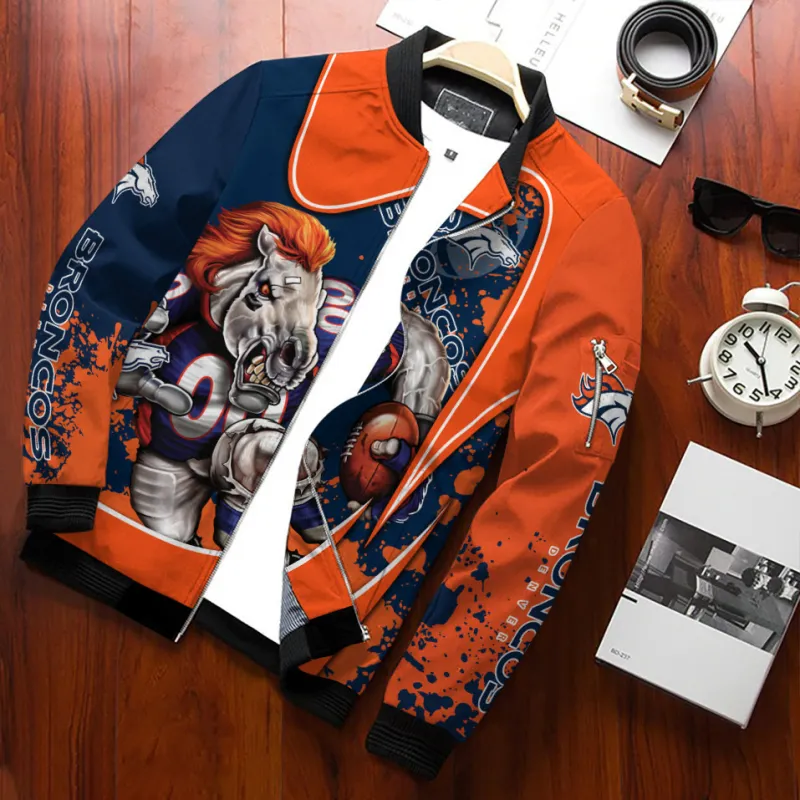 Denver Broncos Personalized Bomber Jacket