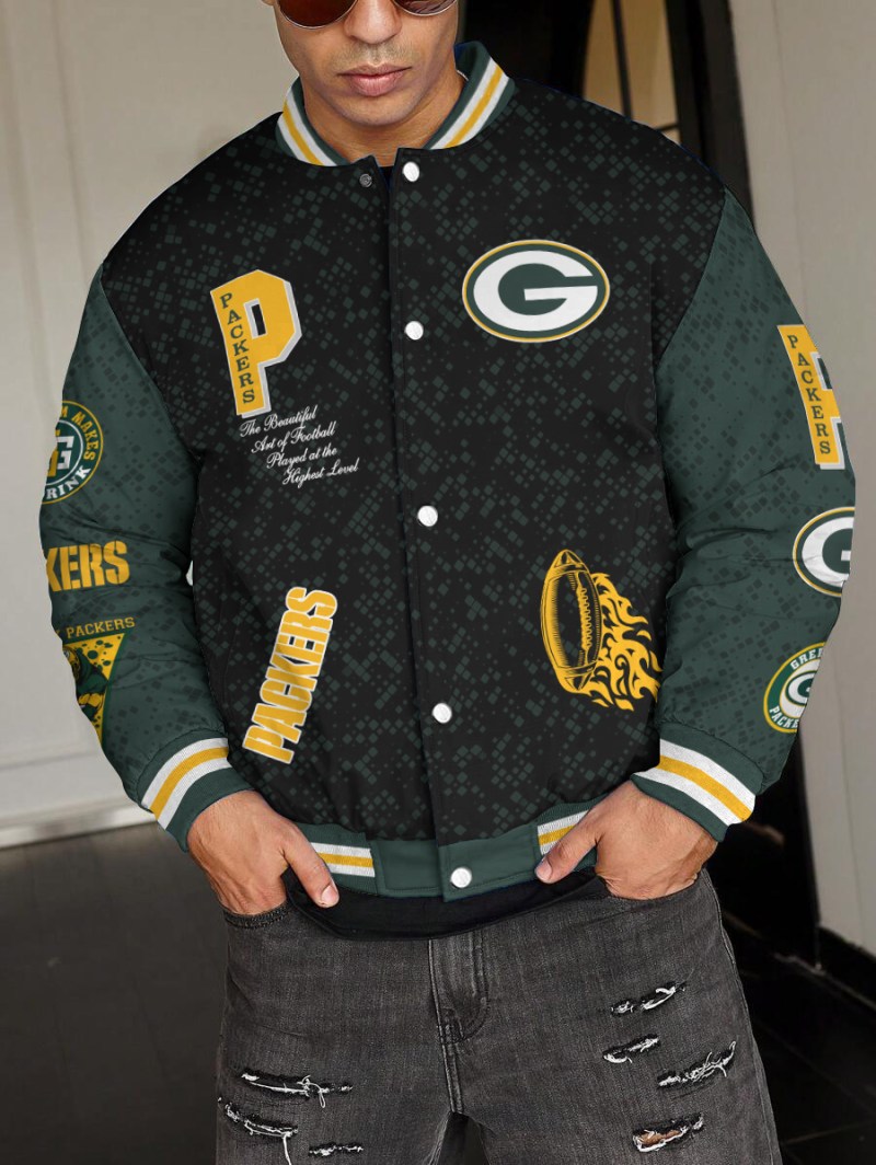 Green Bay Packers Varsity Jacket