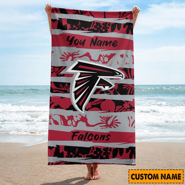 Atlanta Falcons Personalized Limited Edition Beach Towel