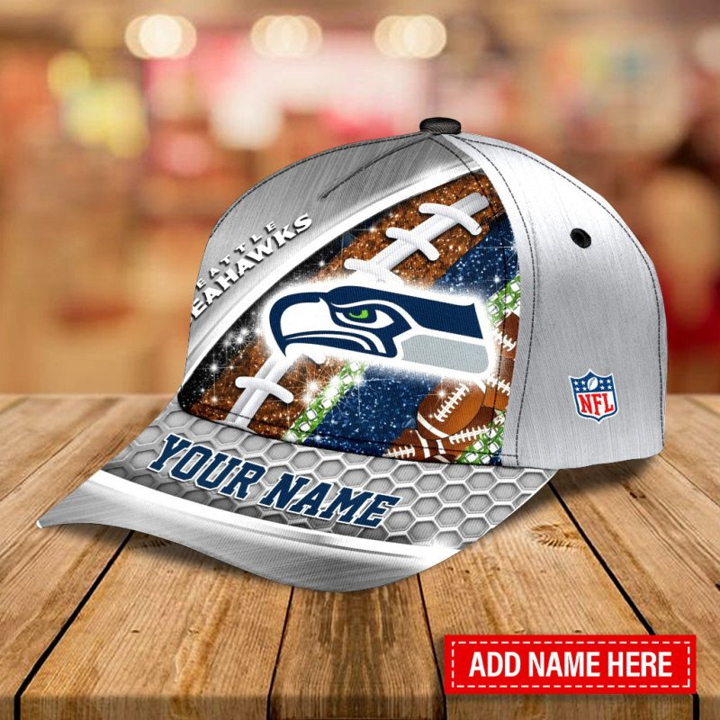 Seattle Seahawks Personalized Classic Cap
