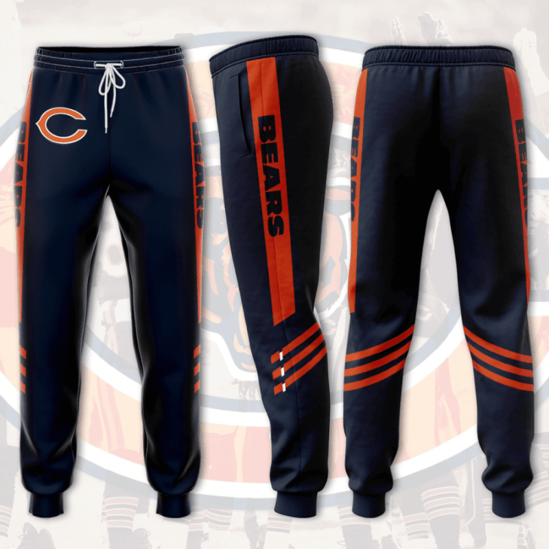 Chicago Bears 3D Printed Pocket Sweatpant