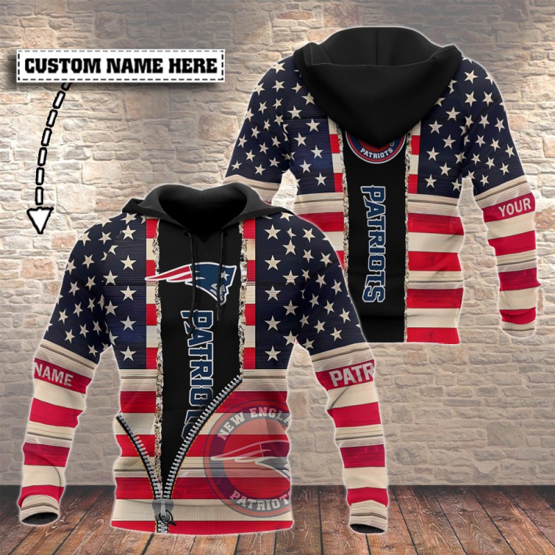 New England Patriots Personalized Hoodie