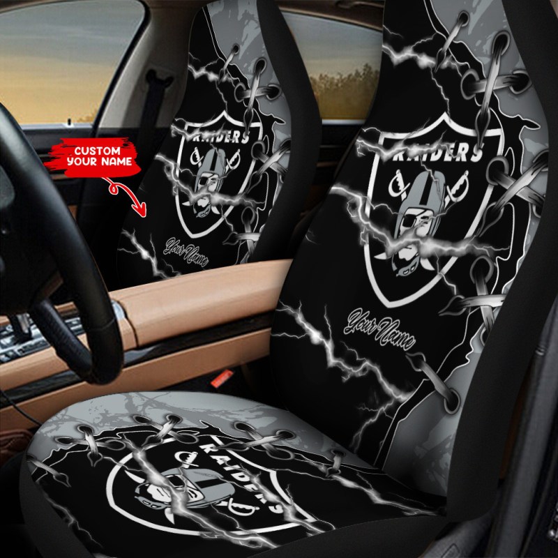 Las Vegas Raiders Car Seat Covers