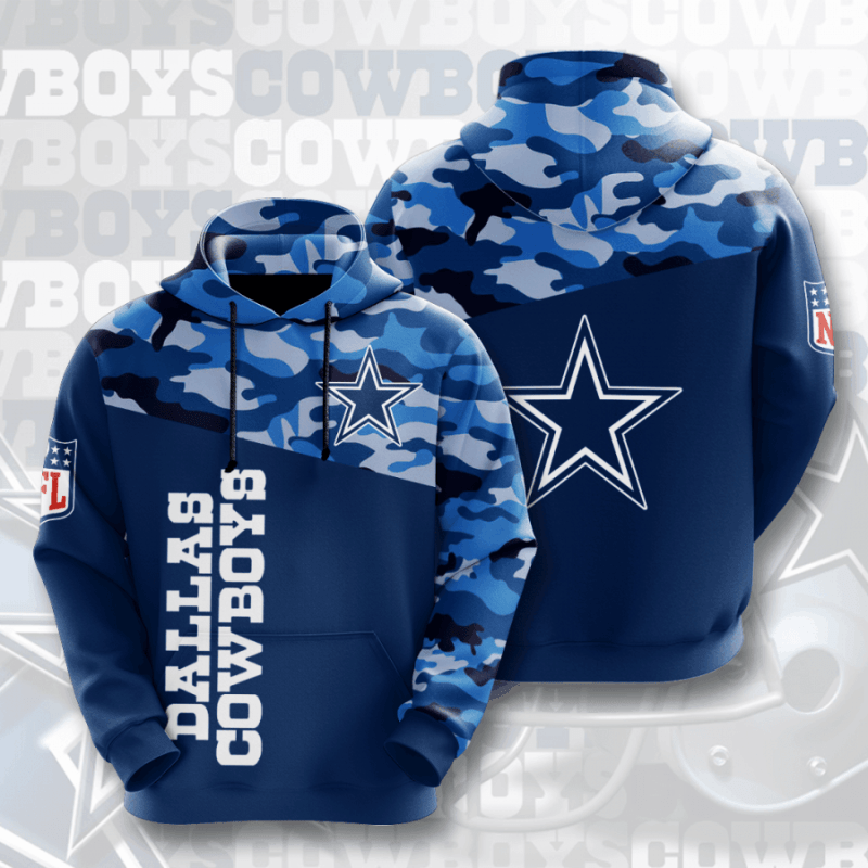 Dallas Cowboys 3D Hoodie