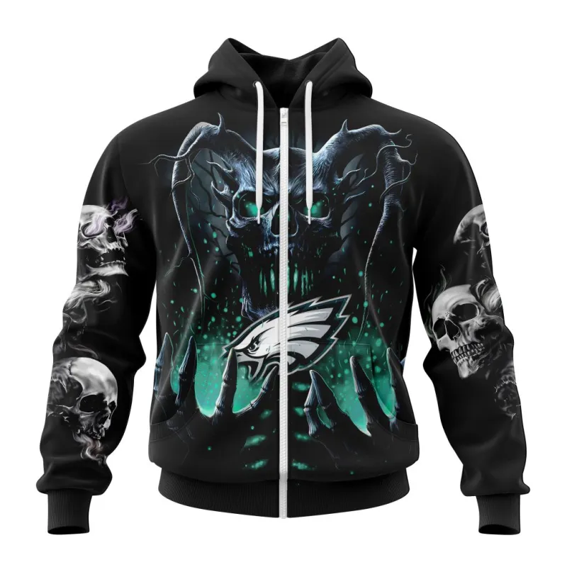 Philadelphia Eagles Hoodie Zip Front
