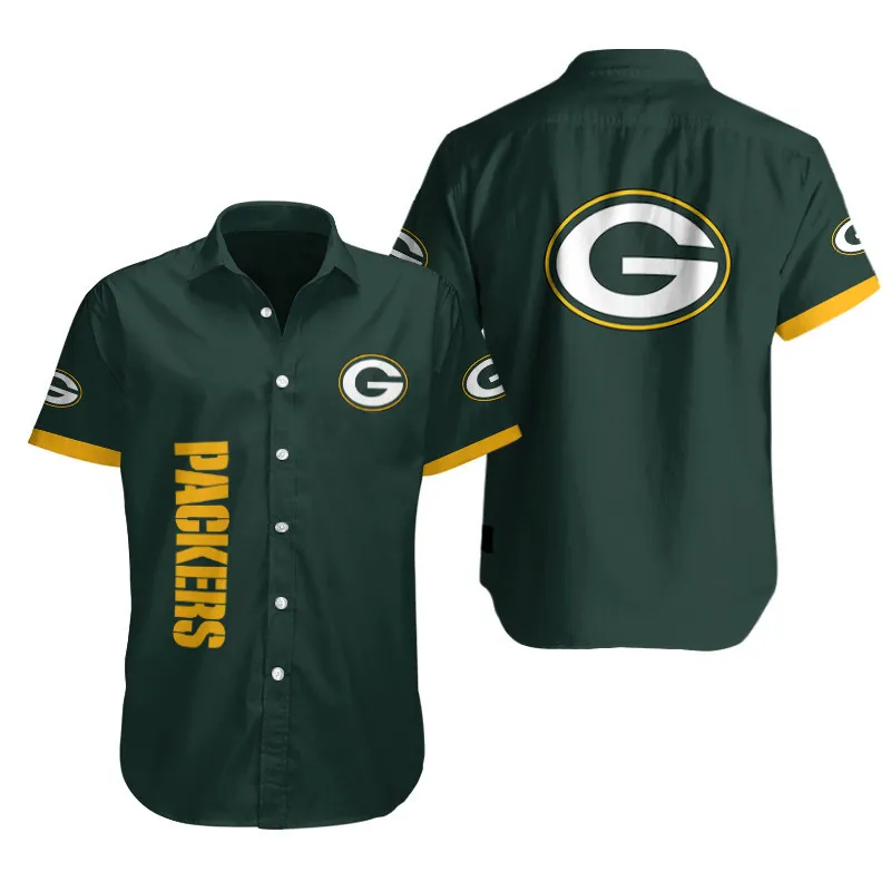 Green Bay Packers Button Shirt Sizing Chart