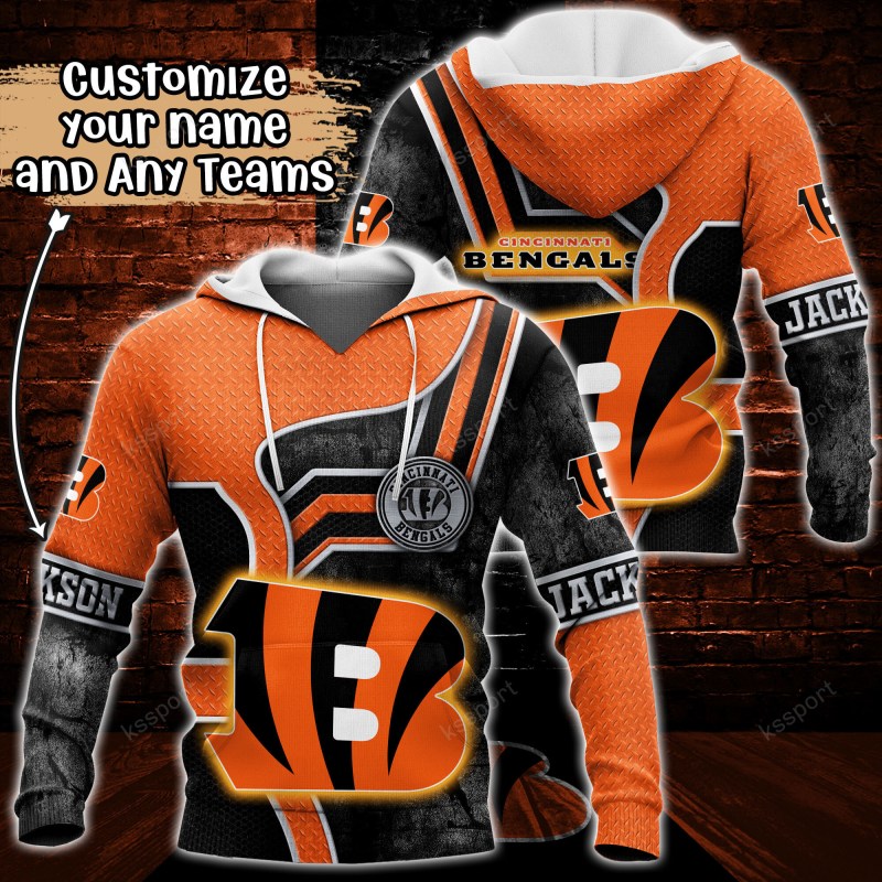 Cincinnati Bengals Personalized Hoodie BG890