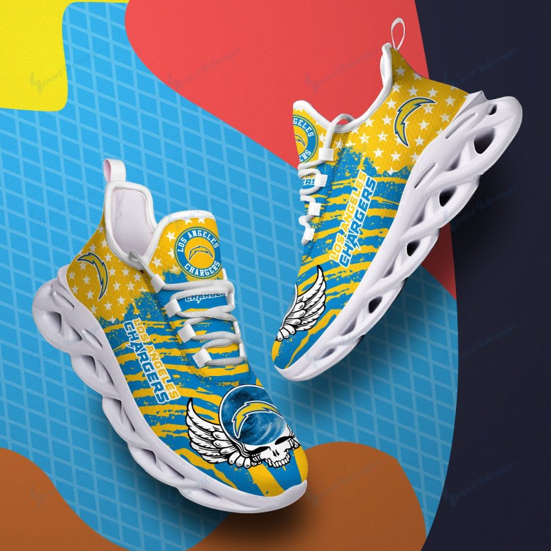 Los Angeles Chargers Yezy Running Sneakers