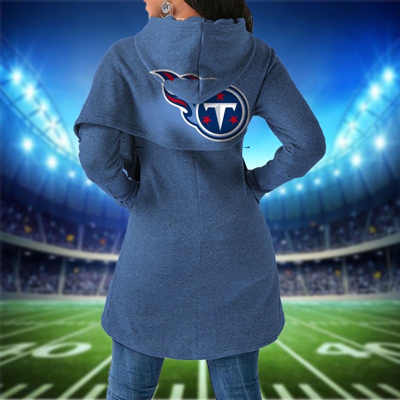 Tennessee Titans Women Irregular Hoodie Image 3