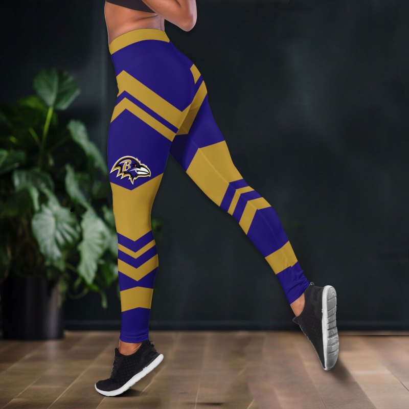 Baltimore Ravens Leggings Side View