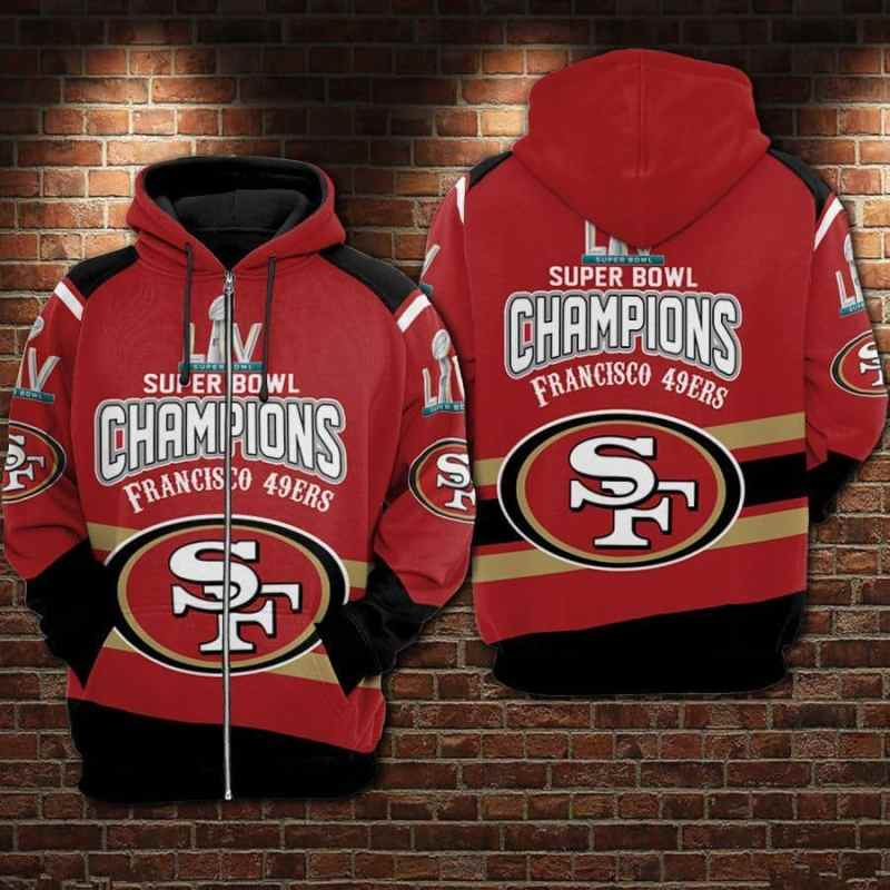 Custom San Francisco 49ers Champion Hoodie