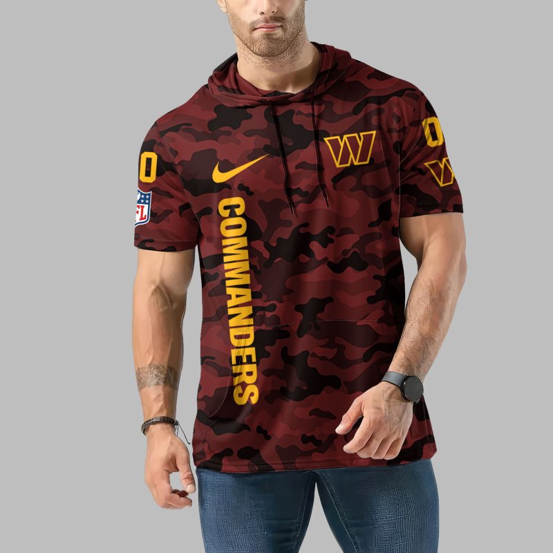 Washington Commanders Camo Hoodie Front