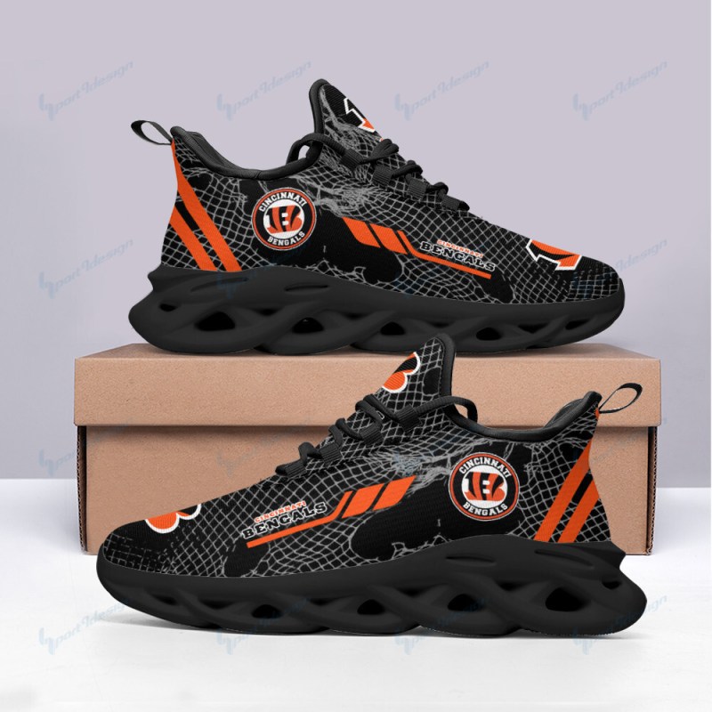 Breathable Cincinnati Bengals Yezy Running Sneakers