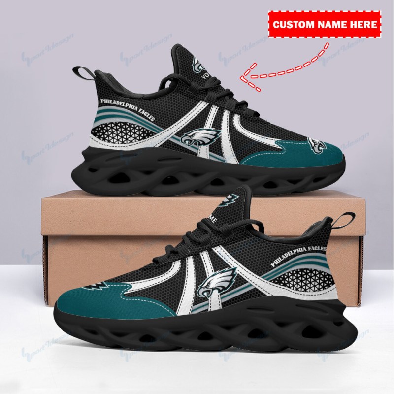 Personalized Yeezy Sneakers for Philadelphia Eagles Fans