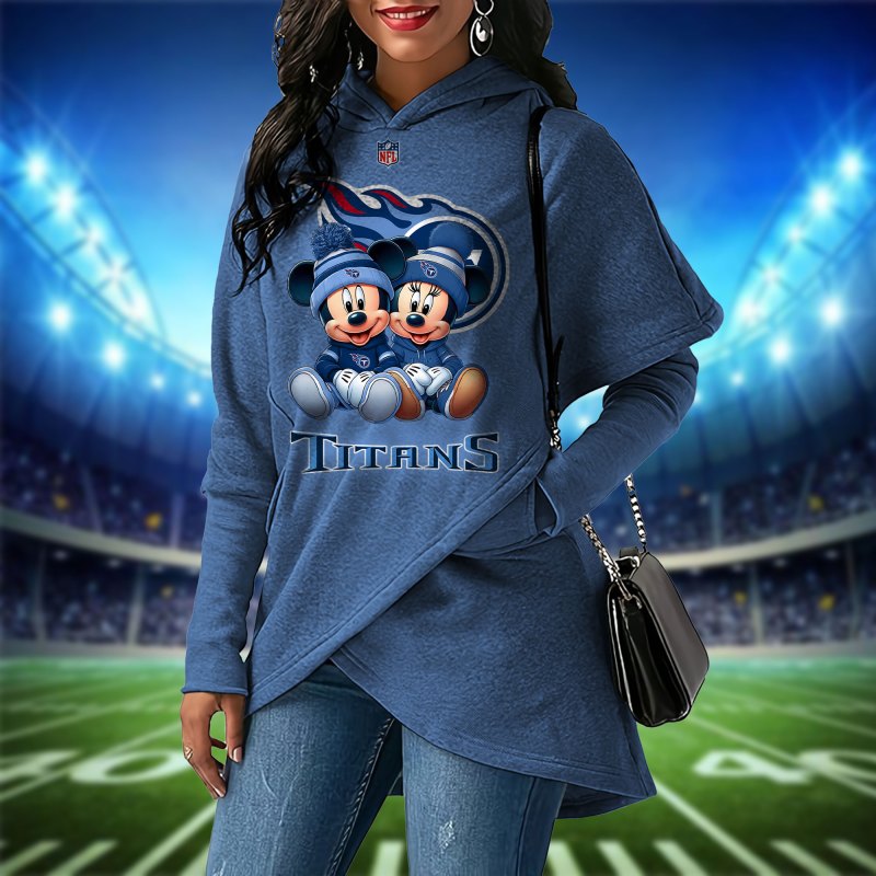 Tennessee Titans Women Irregular Hoodie Image 1