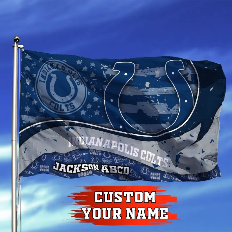 Indianapolis Colts Personalized Flag