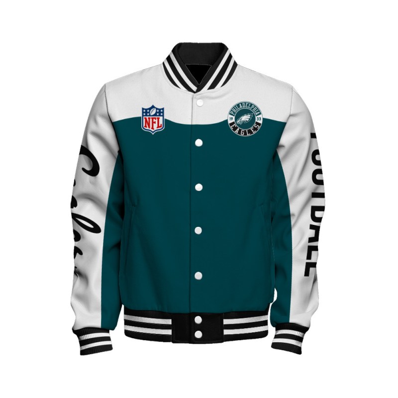 Philadelphia Eagles Varsity Jacket - Back