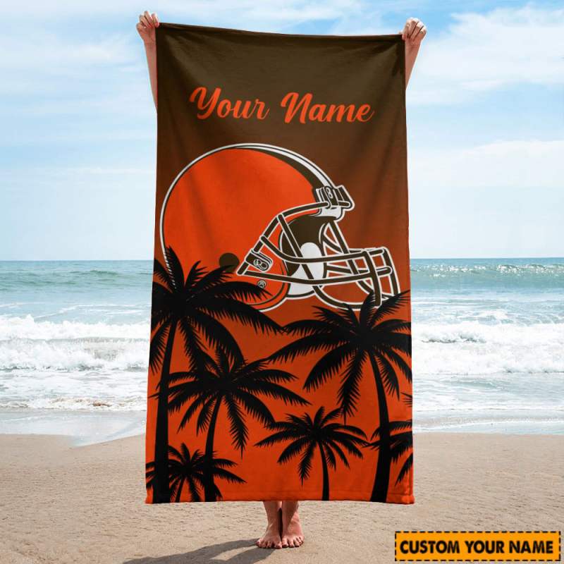 Cleveland Browns Personalized Limited Edition Beach Towel