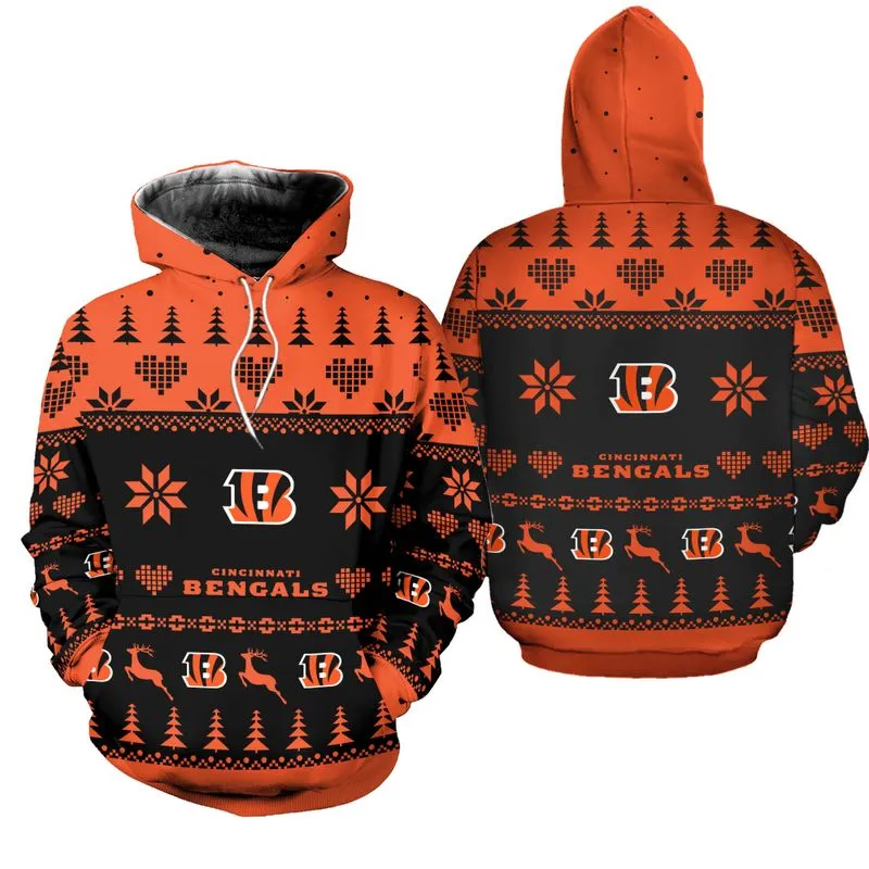 Cincinnati Bengals Christmas Patterns Joggers