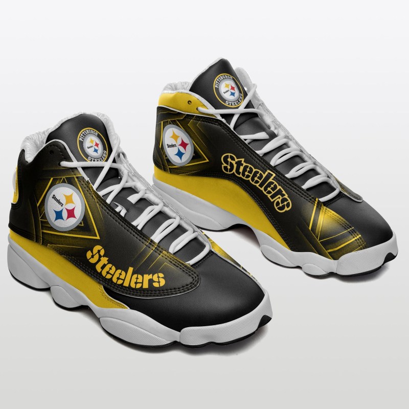 Pittsburgh Steelers AJD13 Sneakers Side View