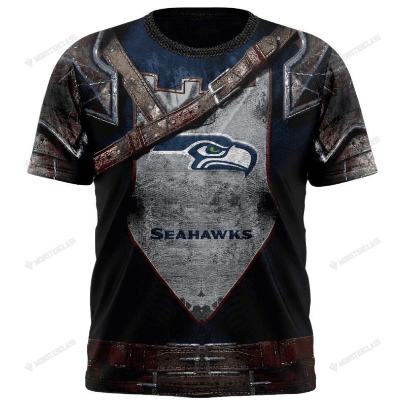 Seattle Seahawks Ugly Christmas Sweater Back View