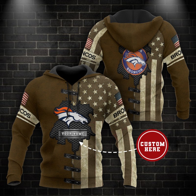 Denver Broncos Personalized Hoodie