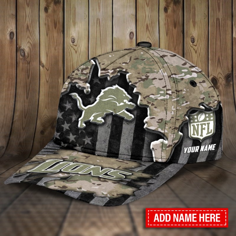 Personalized Detroit Lions Classic Cap