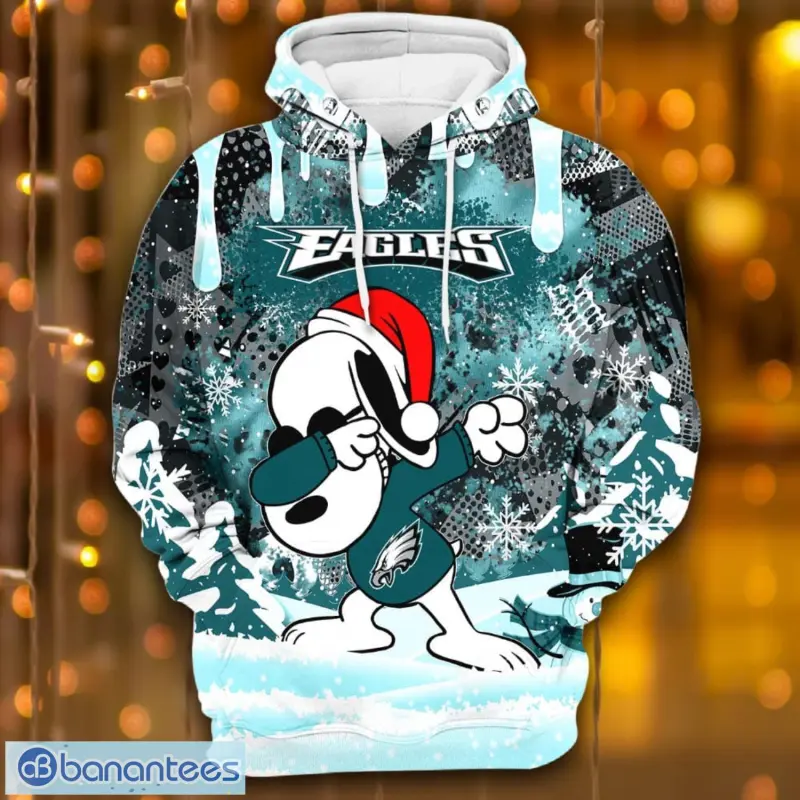 Philadelphia Eagles Snoopy Dabbing Christmas Hoodie
