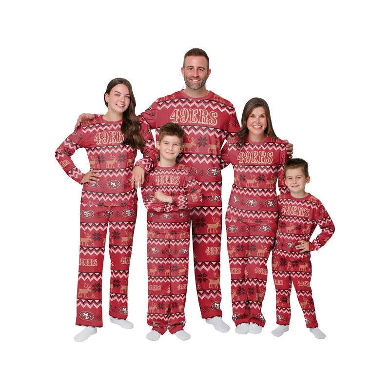 San Francisco 49ers Family Holiday Pajamas Image 1