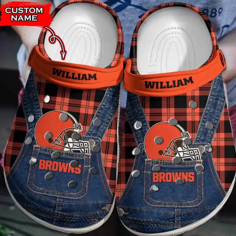 Cleveland Browns Personalized Limited Clog