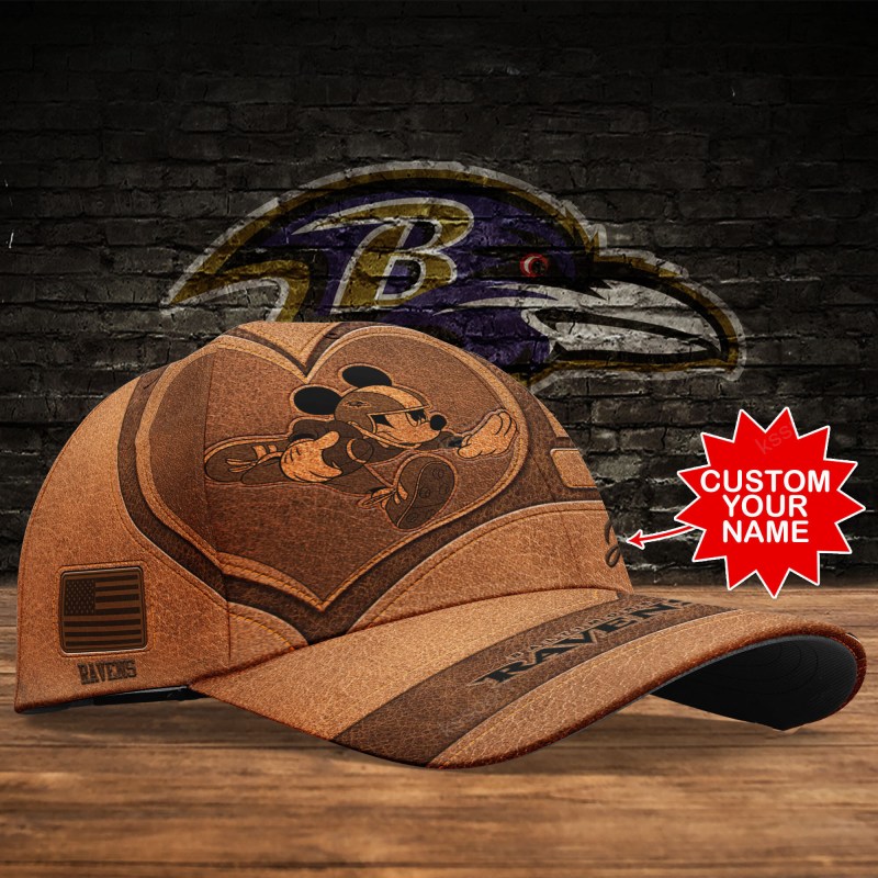 Baltimore Ravens Personalized Classic Cap Back