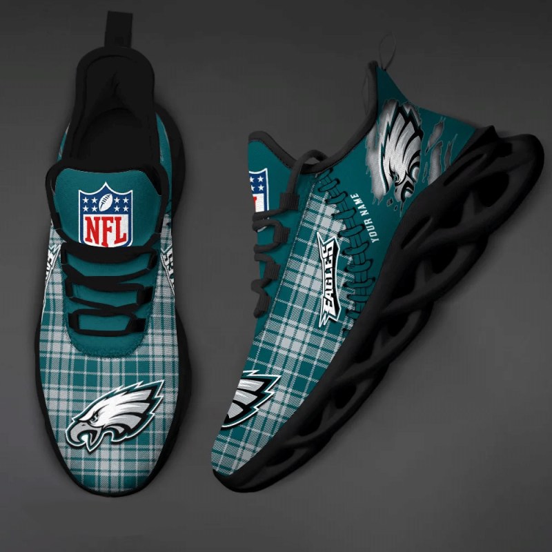 Philadelphia Eagles Personalized Yezy Running Sneakers