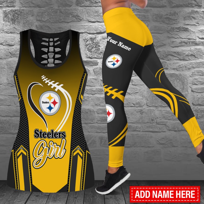 Pittsburgh Steelers Combo Tank Top and Leggings