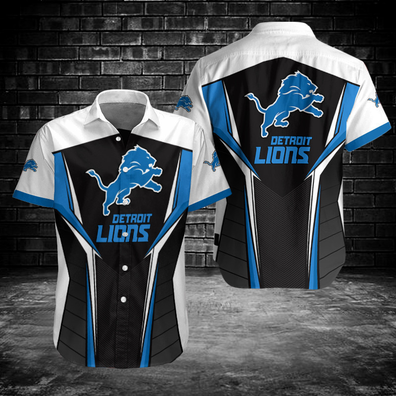 Detroit Lions Button Shirt Sizing Chart
