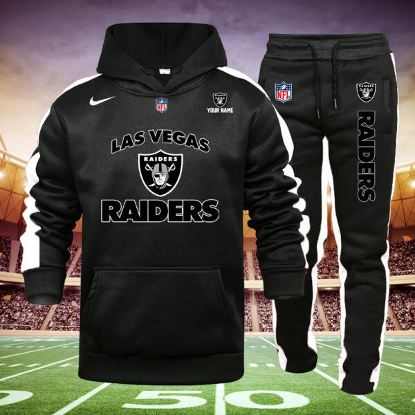 Las Vegas Raiders Personalized Hoodie and Sweatpants Set