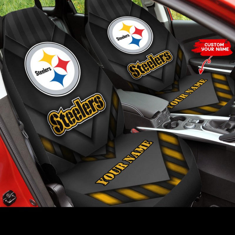Pittsburgh Steelers Personalized Car Seat Covers