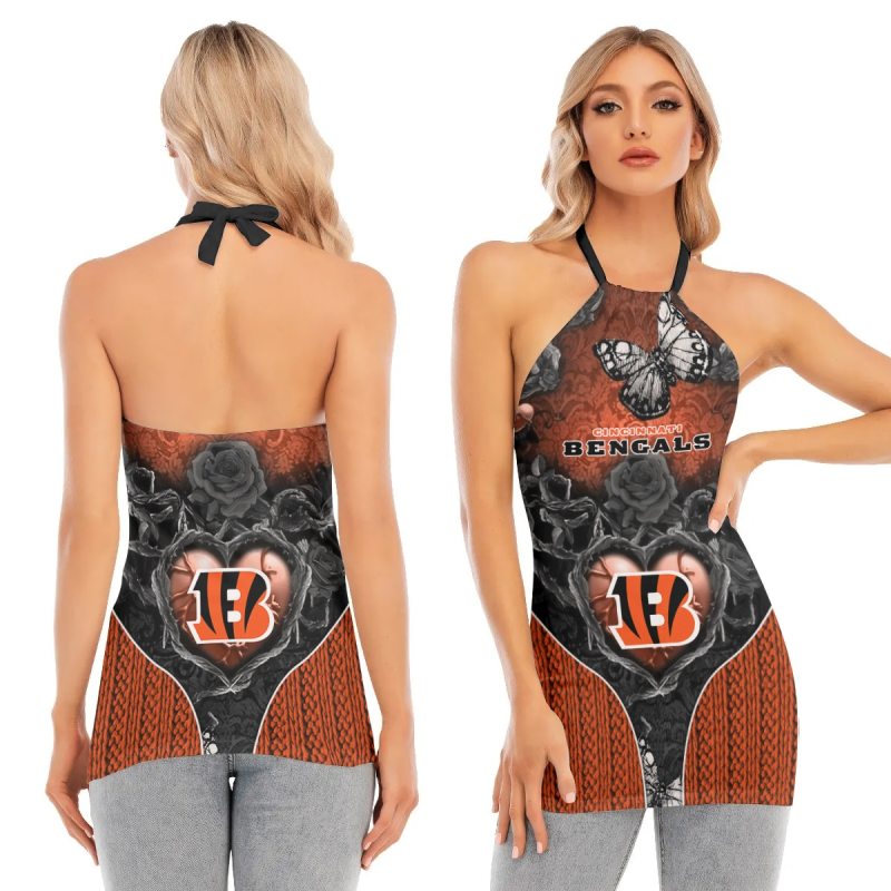 Cincinnati Bengals Women's Halter Top Image 1
