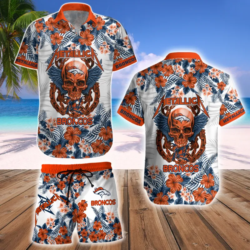Denver Broncos Hawaii Shirt & Shorts