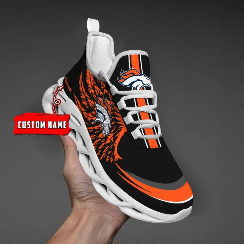 Denver Broncos Personalized Yezy Running Sneakers