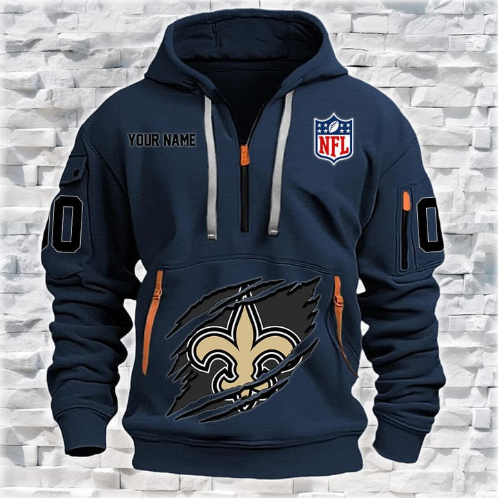 New Orleans Saints Hoodie Back View